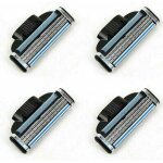 12 pi�ces recharges de remplacement de lames de rasoir pour hommes pour gillette mach 3 -