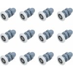 12 pices roulette porte de douche douche roulettes galets de porte porte coulissante porte a roulette ...