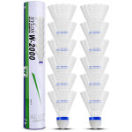 12 pi�ces volants badminton nylon haute vitesse, grande stabilit� et durabilit� pour entra�nement int�rieur ...