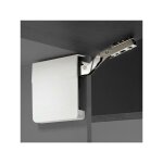 Emuca jeu de compas pour portes relevables agile, 3200 - 9000, acier et plastique, gris anthracite - ...