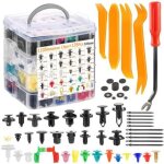 1240pcs clips voiture, 32 taille rivet clips plastique universel clips de fixation avec outil de d�montage ...