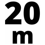 Seilwerk stanke - 125 mm poulie avec crochet + corde de jute 10 mm 20 m, crochet de treuil