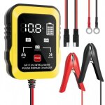 12v 6a jaunechargeur 6v / 12v, chargeur de batterie de voiture, chargeur de batterie de moto, chargeur ...