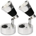 12v led spot mur liseuse 2pcs voiture led lumi�re r�glable interrupteur int�rieur van lumi�re pour rv ...
