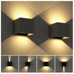 12w applique murale exterieur led 10�10�10cm, avec angle de faisceau r�glable luminaire int�rieure applique ...