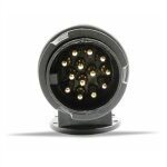 13 broches ports adaptateur camion prise attelage electrique voiture tracteur remorque remorquage v�hicule ...