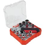 13 pi�ces cliquet, compact et portable, efficace, outillage mecanique auto, 1 / 4' coffret douille cliquet, ...