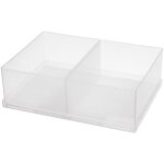 136556 godet 80 2xba6 - 1 avec plateau, transparent - raaco