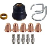 13pcs torche d�coupeur plasma s25 s45 accessoire kit pr0110 electrodes buse guide de l'entretoise bouchon ...