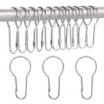 14 pack anneaux de rideau de douche crochets suspendus pour tri et organisation