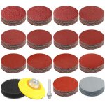 140 pi�ces velcro papier abrasif 50mm 60 80 100 120 180 240 320 400 600 800 1000 1200 2000 3000 grain, ...