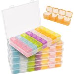 140pi�ces lot de 5 boite de rangement diamond painting en plastique multicolore - ensemble de boite rangement ...