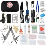141pcs kit de survie �quipement d'urgence trousse de premiers soins �quipement de survie en plein air ...