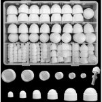145 pi�ces cache boulons capuchon � vis, plastique �crous d�me, ecrou protection hexagonal, boulons capuchon ...
