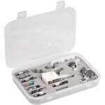 15 pi�ces machine � coudre pieds - de - biche ensemble kit de pied de marche pour fr�re chanteur machine ...