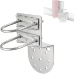 150x90x2mm 1 pi�ces support de poteau d'antenne avec double boulons en u placage de fer dacromet pince ...