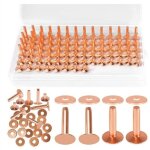 154 pices rivets cuivre pour cuir rivets lisse bavures veste jean