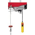 1553741 palan �lectrique capacit� de charge (avec poulie) 400 kg capacit� de charge (sans poulie de guidage) ...