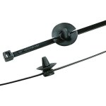 Hellermanntyton - 156 - 01146 pt2ap3sft6. 5 - peek - bge serre - c�ble beige avec pied ancre 1 pc(s) ...