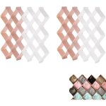 16 pi�ces separateur de tiroir, organisateur de tiroir, rangement de tiroir, 2 couleurs, en forme de ...