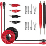 16pcs accessoires de kit de test de fil de test de multim�tre professionnel multifonction, outil de sonde ...