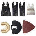 16pcs mix lames de scie oscillantes, coffret des accessoires d'outil multifonction oscillant, outil saw ...