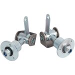 17 mm 3 goujons moyeu de roue avant roulement bride fus�e d'articulation de direction pour pneus 5 pouces ...