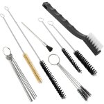 17 pi�ces kit de nettoyage pour pistolet � peinture, brosses de pistolets pulv�risateur complet pour ...