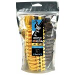 Lot de 175 chevilles universelles en grappe : 100 pces 6x25 + 75 pces 8x32 crampon