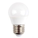 176 mini ampoule led globe 5. 5w e27 6400k 470lm blanc glacier g45 par samsung - v - tac