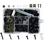 177 pi�ces / ensemble kit boulons et �crous de car�nage de moto cnc en aluminium pare - brise car�nage ...