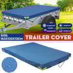 183x122x13cm housse de remorque pour camping - car imperméable robuste bleu fantablau 183x122x13cm housse de remorque pour camping - car imperméable robuste bleu fantablau