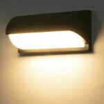 18w applique murale ext�rieur avec d�tecteur de movement, 3000k blanc chaud luminaire exterieur murale ...