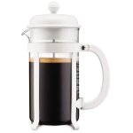1908 - 913 java cafetire  piston blanc 1 l - bodum