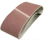 196070 5 bandes papier de verre 100 x 610 mm grain 60