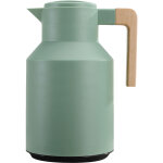 1l carafe � caf� thermique carafe thermique � double paroi thermos pot avec manche en bois bouilloire ...
