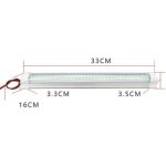 1pcs barre lumineuse � led d'int�rieur 12 v 108 bandes lumineuses led bande led 12 volts avec interrupteur ...