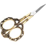 Vurahome - 1pc ciseaux en acier inoxydable vintage fleur broderie classique ciseaux � broder ciseaux ...