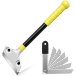 1pcs grattoir vitre, grattoir peinture avec 10 lames, racloir pour plaque avec fonction knock - out, ...