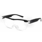1pc lunettes loupes 160 % avec lumi�re led rechargeable - lunettes grossissantes puissantes - lunettes ...