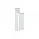 1pc poign�e profil�e en aluminium peint blanc l. 90 mm - pour porte - fen�tre, poign�e de porte en aluminium ...