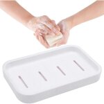 1pcs porte - savon, repose savon, porte - savon double couche, porte savons plastique �tanche, �conomiseur ...