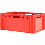 Kingpower - 1x boucher caisse viande caisse eurofleischkiste rouge caisse empilement plastique e3