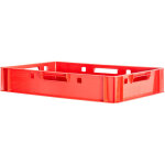 Kingpower - 1x boucher caisse viande caisse eurofleischkiste rouge caisse empilement plastique