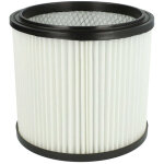 1x filtre pliss compatible avec fam aquavac aspirateur - noir / blanc - vhbw