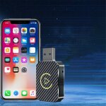 2 en 1 carplay box android auto convertisseur sans fil voiture smart adaptateur de