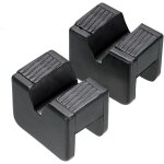 2 adaptateurs en caoutchouc pour crics de voiture, coussinets de soutien antid�rapants