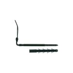 Arr�t et tourniquet de volet battant a8568 � visser - 250 mm - ing fixations