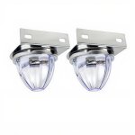 2 barres lumineuses led past�que, feux position lat�raux stroboscopiques bicolores clignotants, �clairage ...