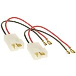 2 cables adaptateurs haut - parleur compatible avec alfa ford fiat kia lancia opel renault subaru suzuki ...